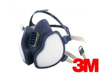 3M 4251 4000 series maintenance free reusable half mask fixed filters A1P2