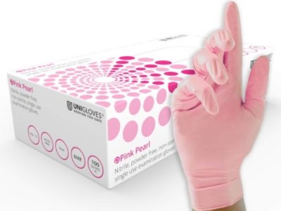 UNIGLOVES Nitrile Glove ''Pink Pearl''