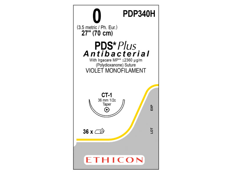 PDP340H - PDS Plus Antibacterial (polydioxanone) Suture