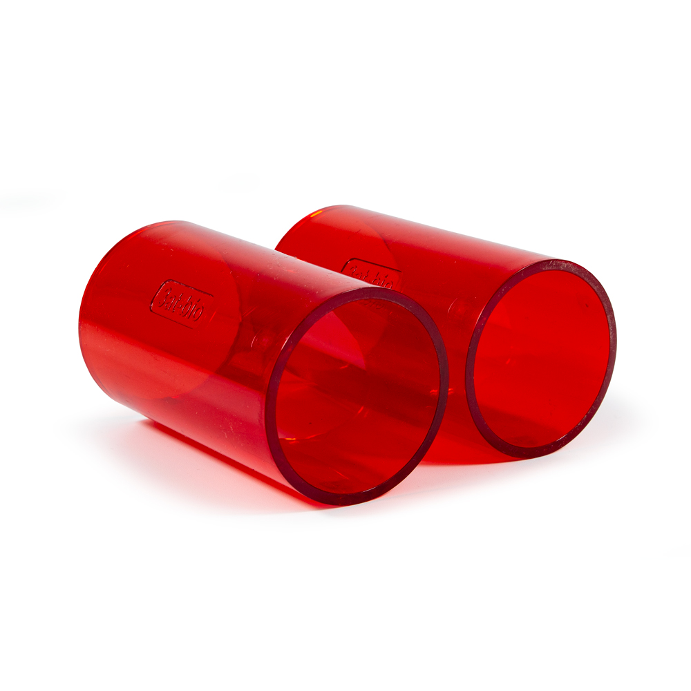 Red Polycarbonate Mouse Tube - Life Science Index