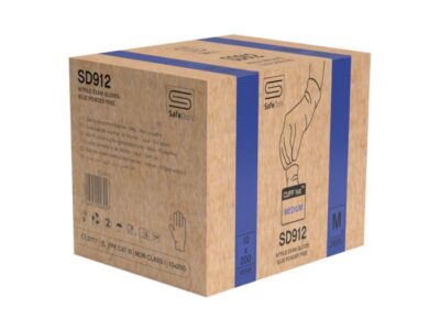 SafeDon SD912 Blue Nitrile Powder Free Exam Gloves