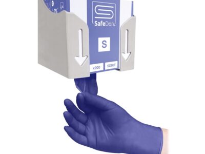 SafeDon SD91E Blue Nitrile Powder Free Exam Gloves