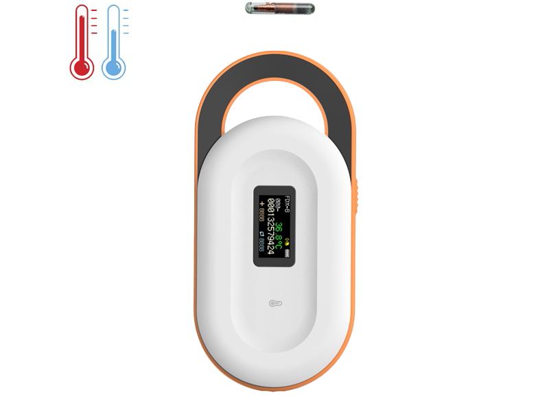 Animal Pocket RFID and Temperature Reader