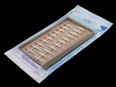 25 Animal Microchip Injectors in a Sterile Tray 1.4mm Dia x 8mm