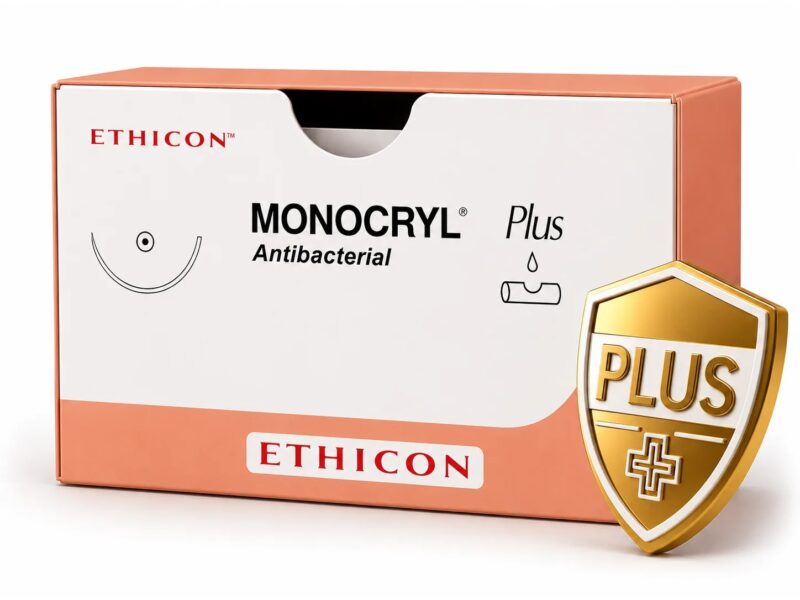 Ethicon MONOCRYL PLUS Poliglecaprone 25 Absorbable Monofilament Surgical Suture MCP3209G